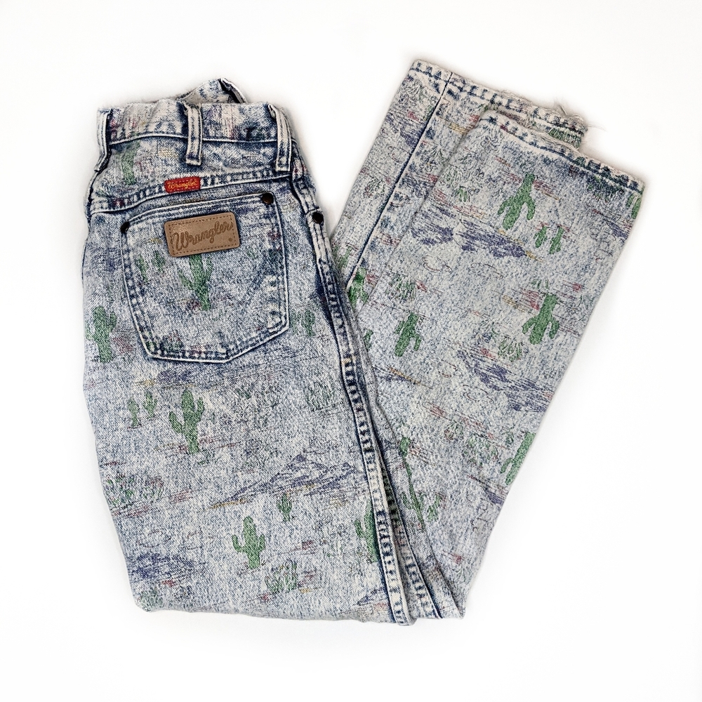 Wrangler Women's vintage desert Patterned Jeans